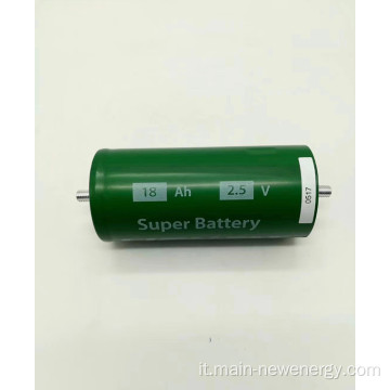 Batteria al litio titanato 2.5V18ah